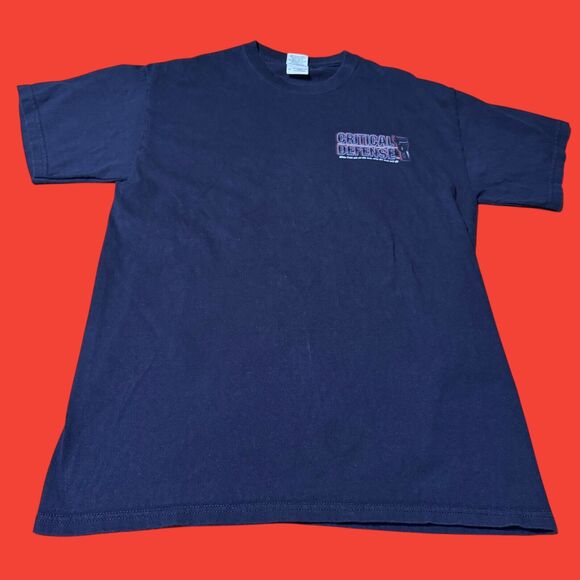 Hornady Critical Defense Ammunition Target Y2K T Shirt Mens Size Medium Cotton - Picture 3 of 8